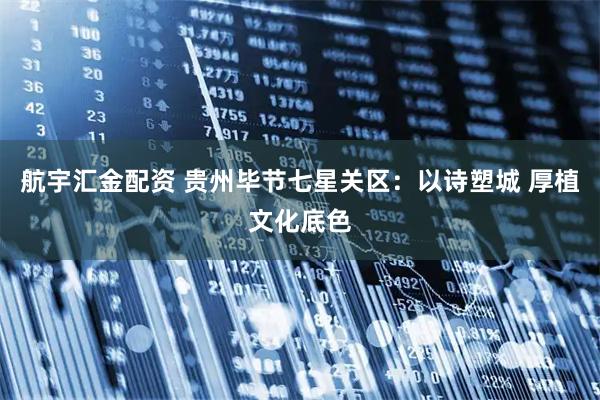航宇汇金配资 贵州毕节七星关区：以诗塑城 厚植文化底色
